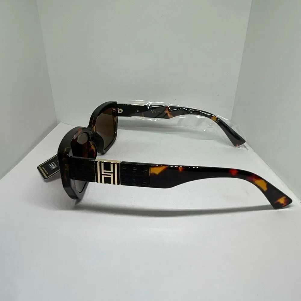 VG Tortoise Designer Luxury Square Sunglasses NWT UV400 Protection